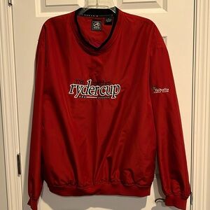 Ahead Ryder Cup Windbreaker Jacket Dark Red (Valhalla Golf Club) - Mens Size XL